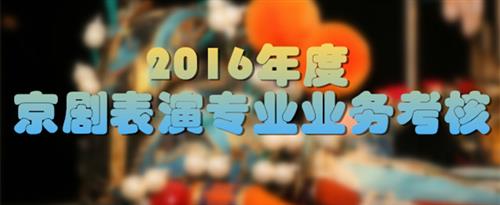 性感裸体扒开小嫩逼让我的大鸡吧狂操抽插小穴国家京剧院2016年度京剧表演专业业务考...